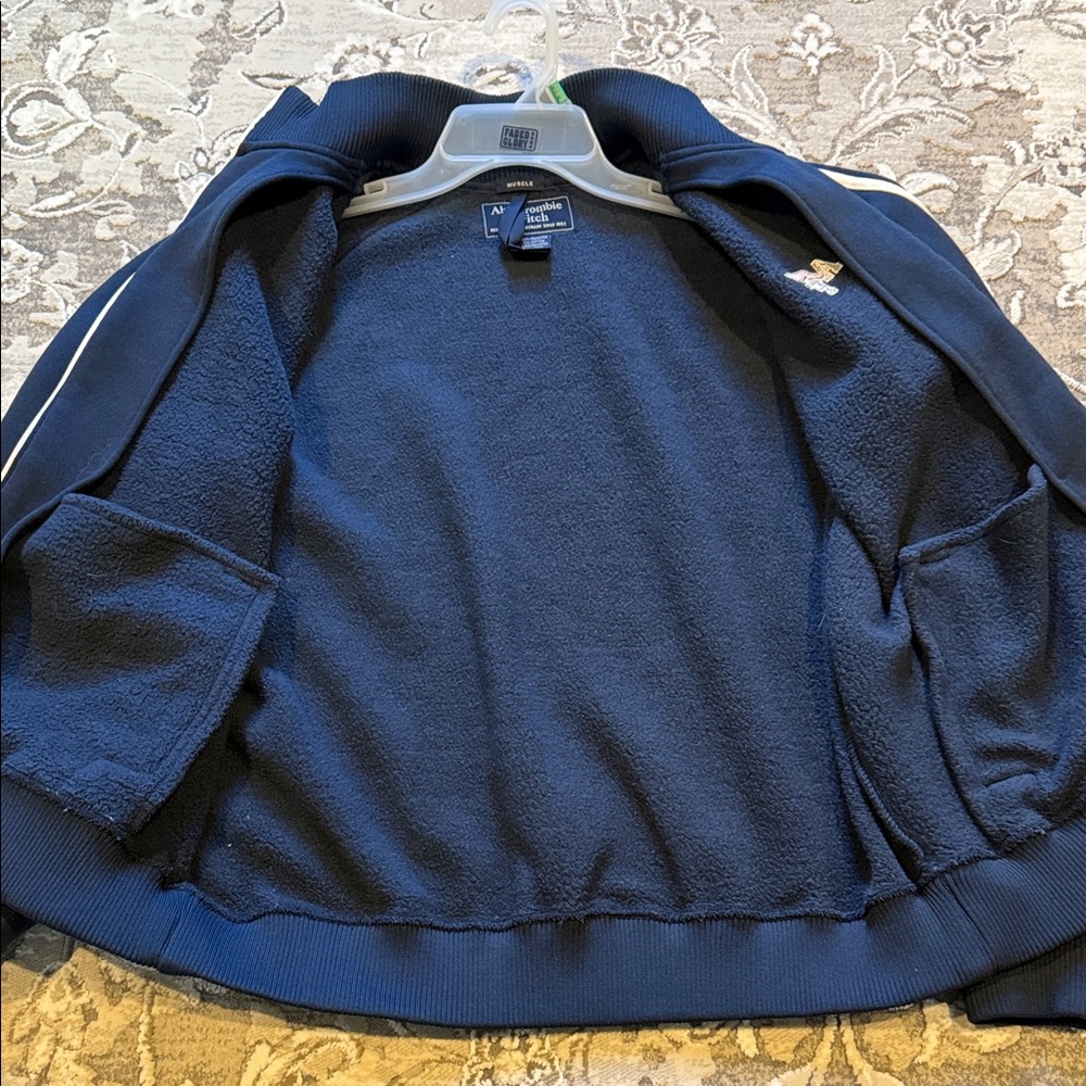 Abercrombie & Fitch Navy Performance Jacket - Picture 12 of 12